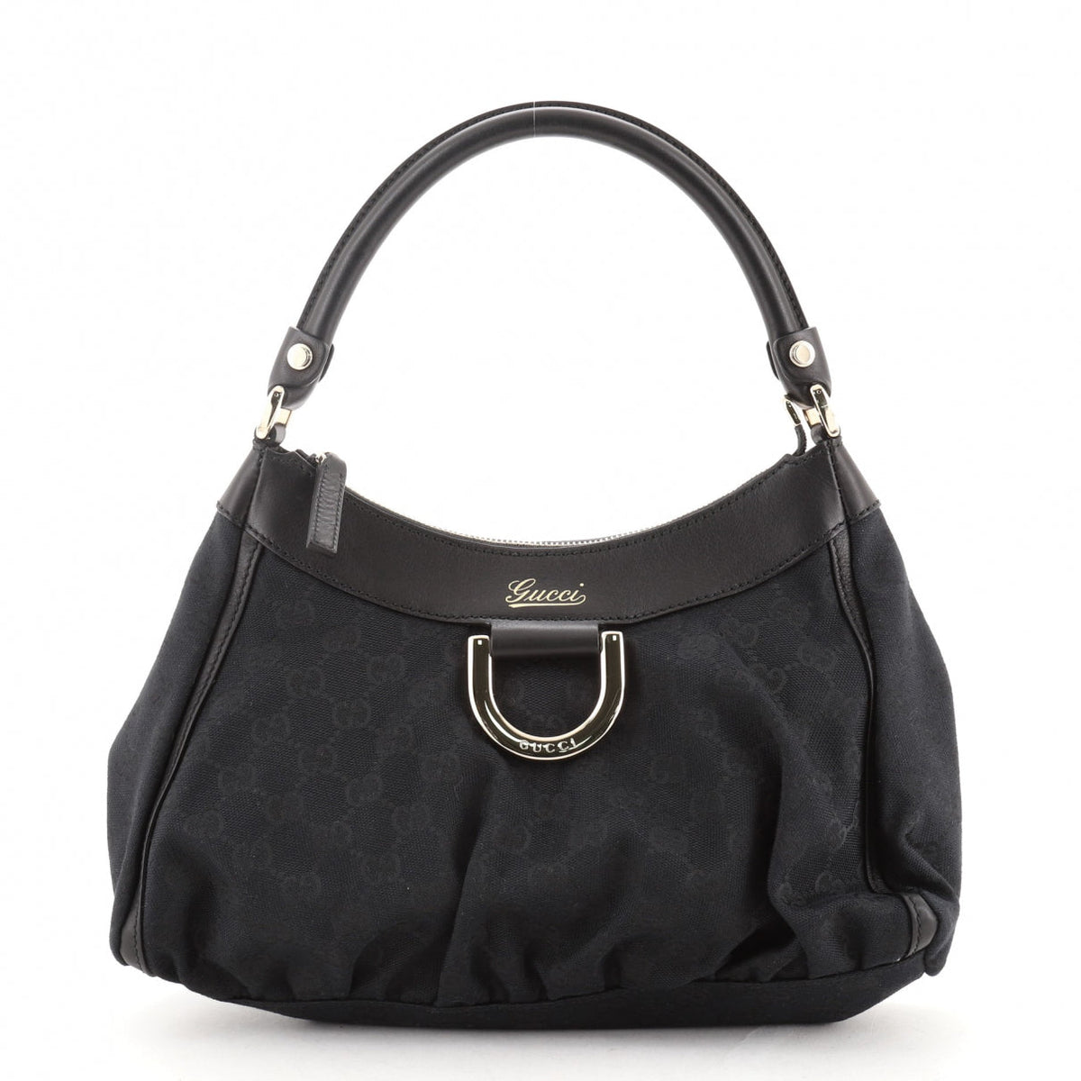 Gucci black leather handbag