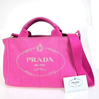 PRADA Canapa Handbag