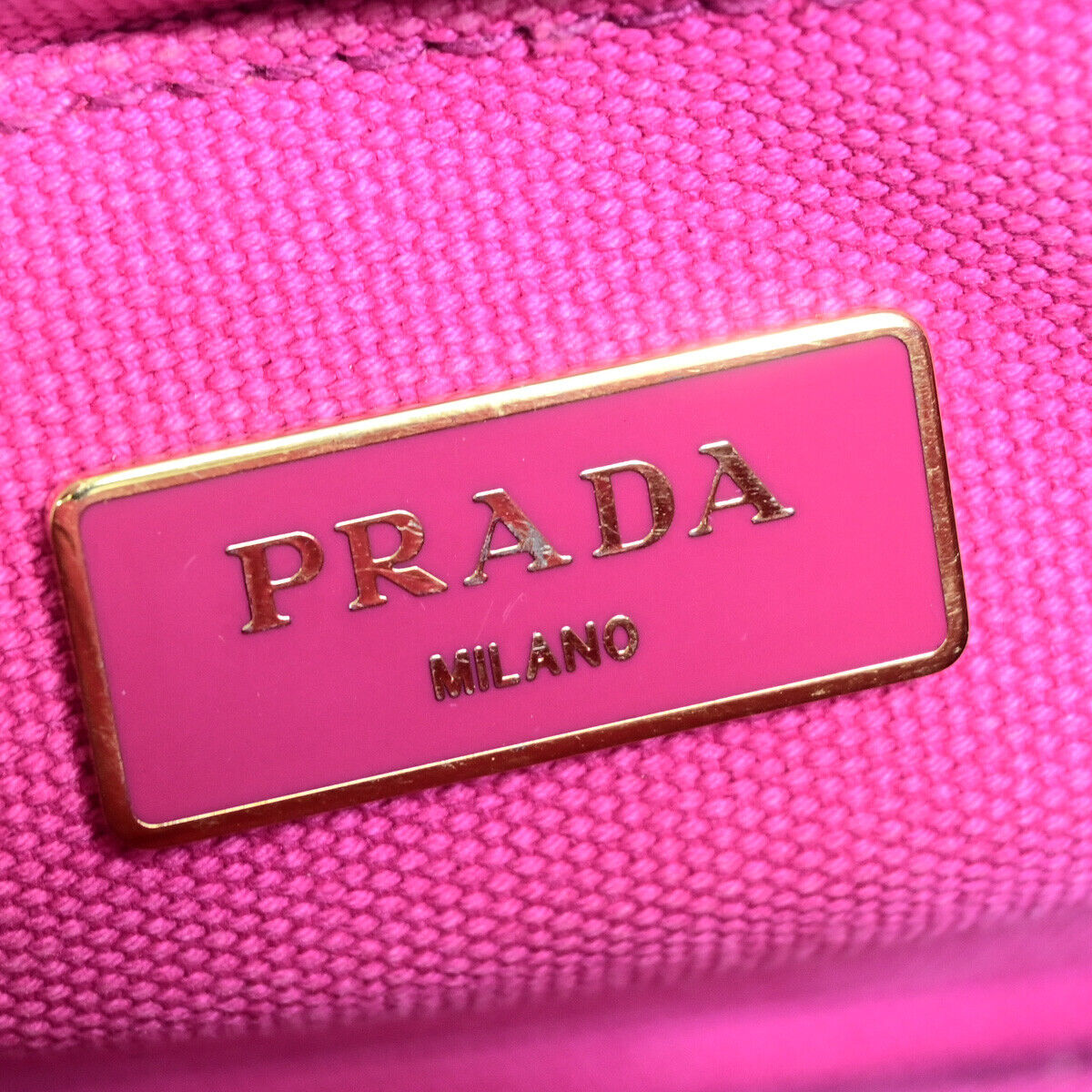 PRADA Canapa Handbag