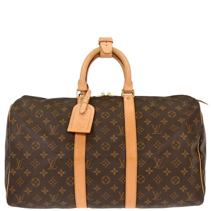 Louis Vuitton 1999 Monogram Keepall 45 Duffle Bag M41428