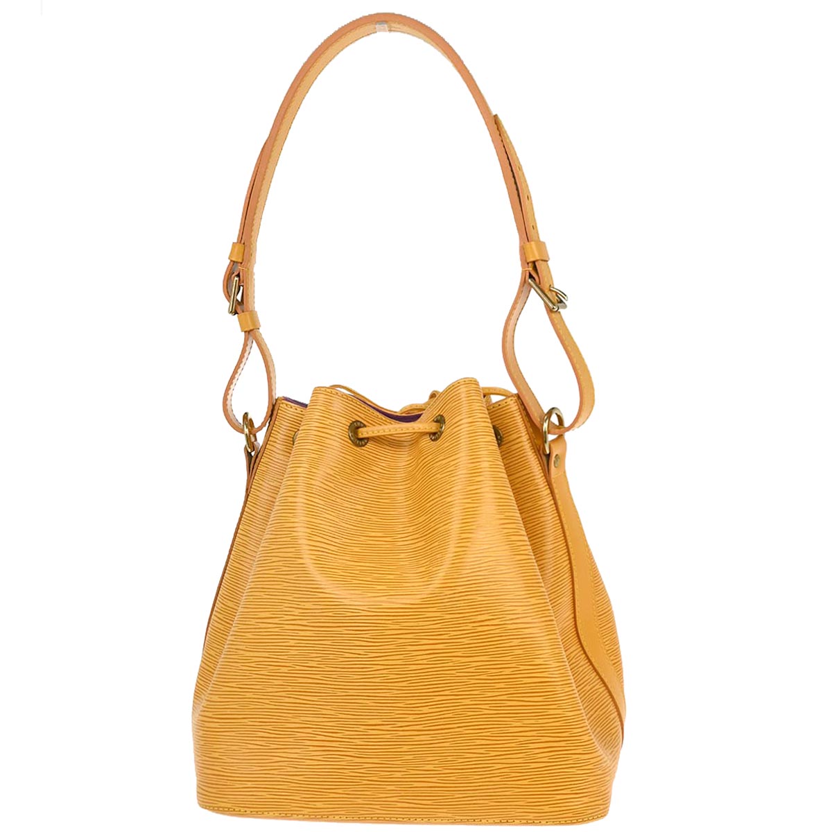 Louis Vuitton 1998 Yellow Epi Petite Noe Shoulder Bag M44109