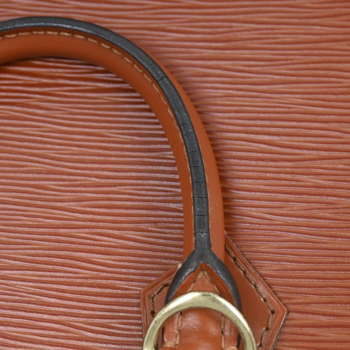 Louis Vuitton 1997 Brown Epi Alma Handbag M52143