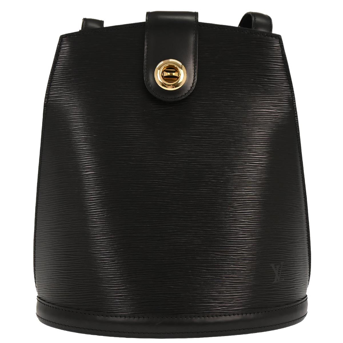 Louis Vuitton 1995 Black Epi Cluny Shoulder Bag M52252