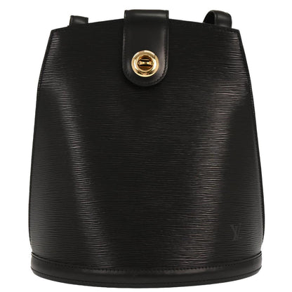 Louis Vuitton 1995 Black Epi Cluny Shoulder Bag M52252