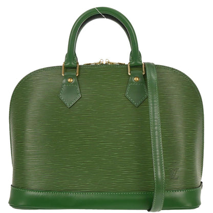 Louis Vuitton 1997 Green Epi Alma 2way Handbag M52144