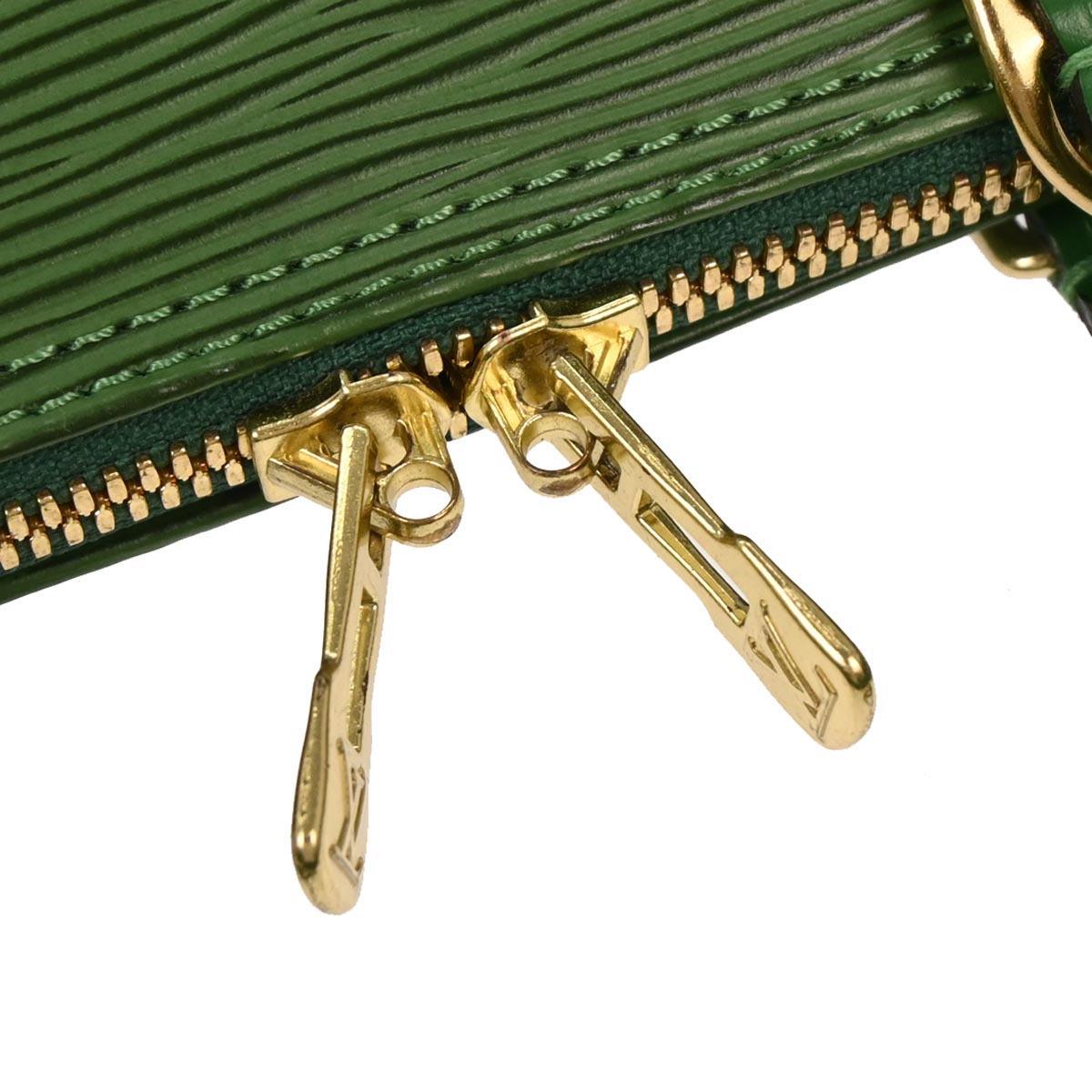 Louis Vuitton 1997 Green Epi Alma 2way Handbag M52144