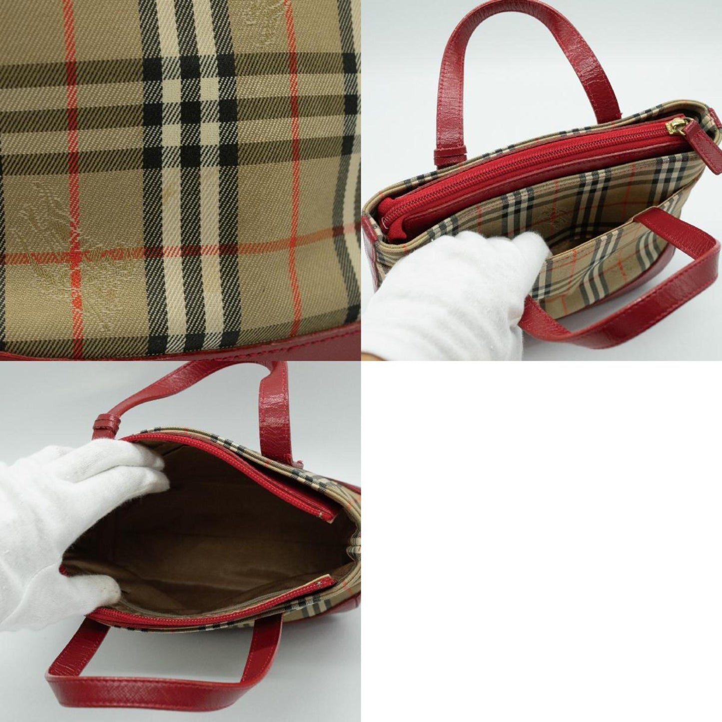 BURBERRY Nova Check Handbag