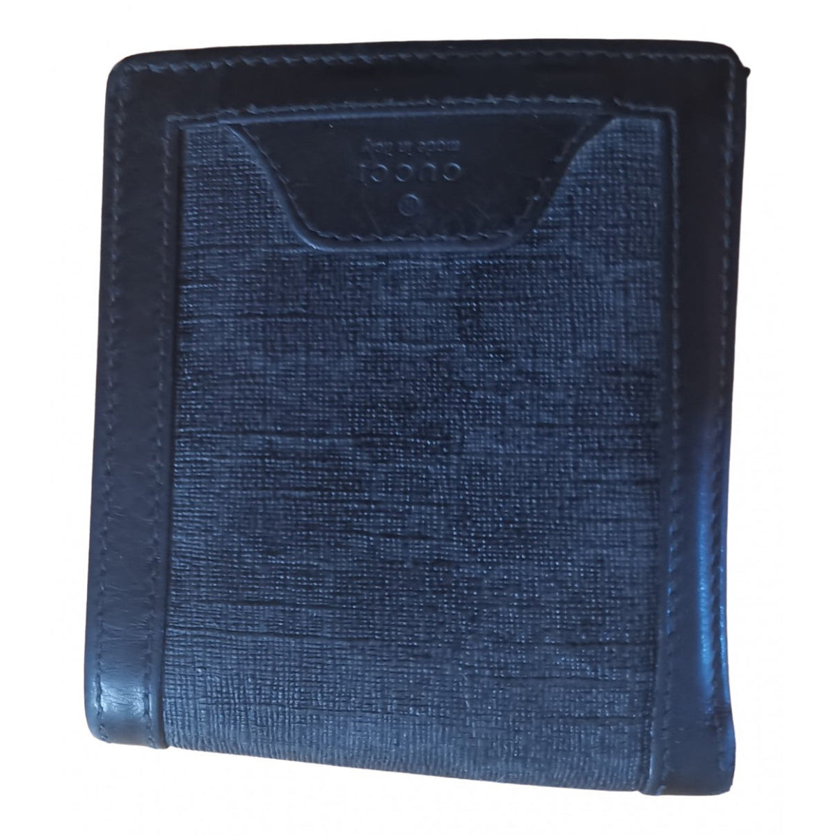 Gucci black leather case