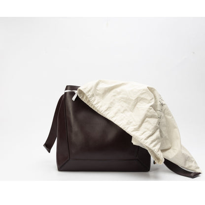 Stella McCartney Burgundy Faux Leather Medium Hobo Bag