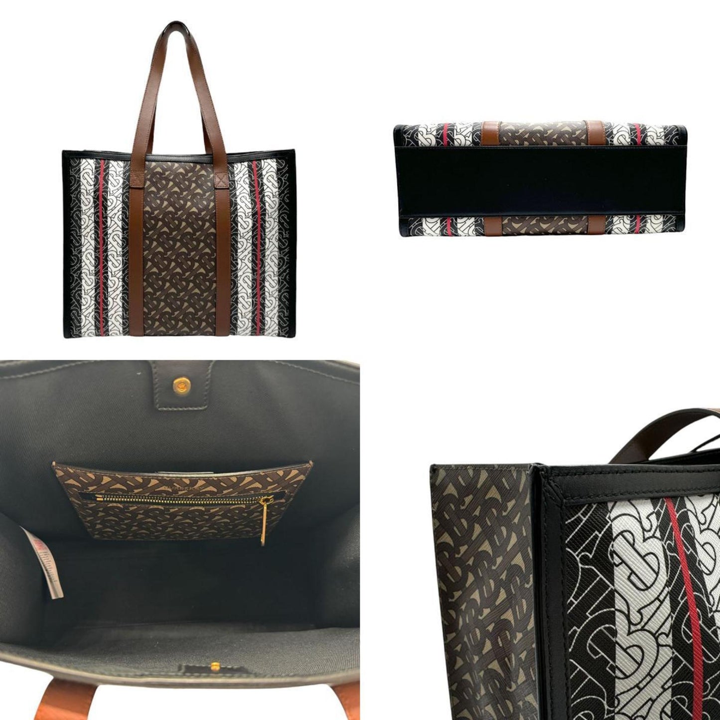 BURBERRY Stripe Tote