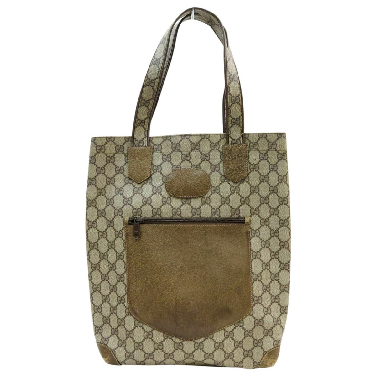 Gucci brown cloth handbag