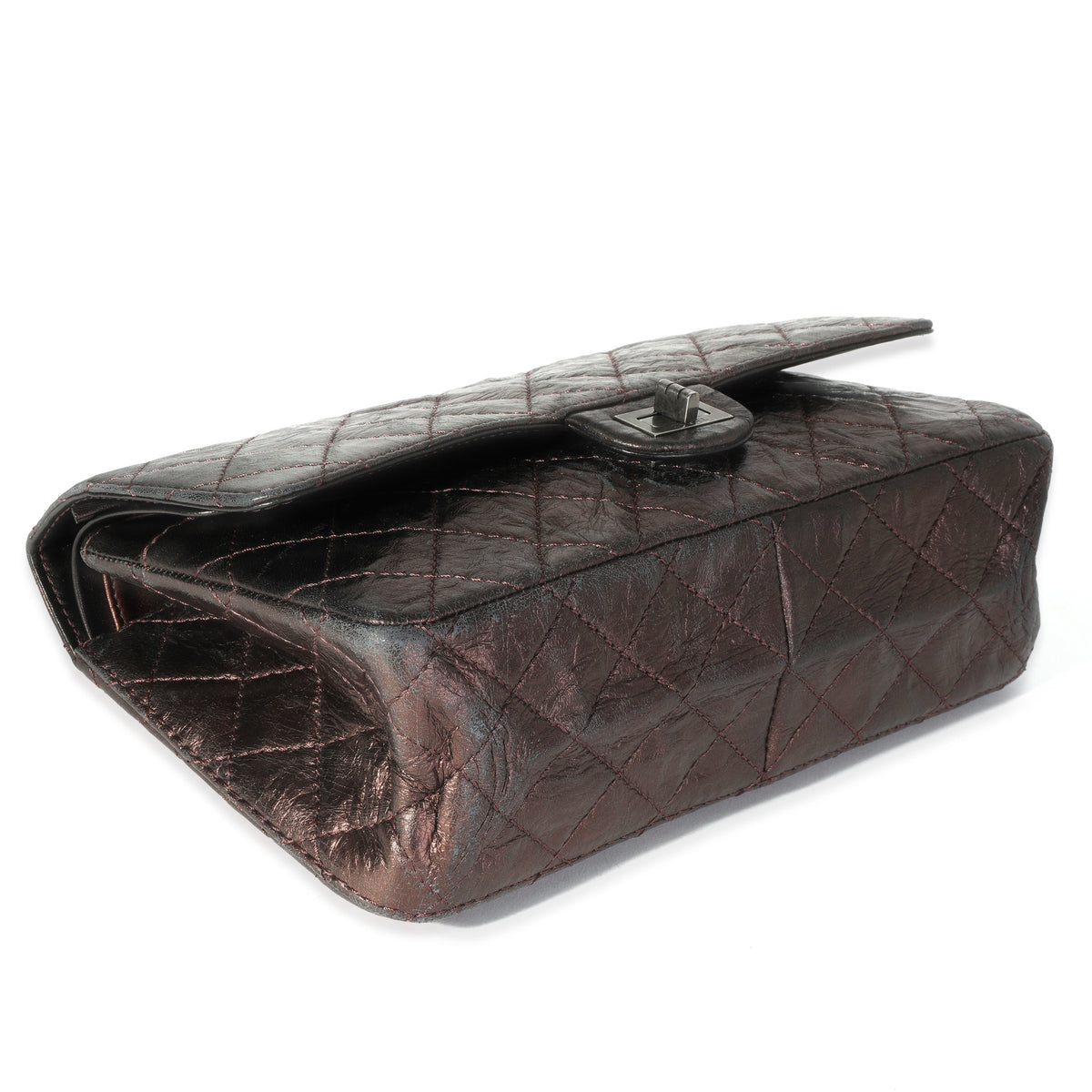 Chanel Bronze Metallic Quilted . Reissue  Bag
