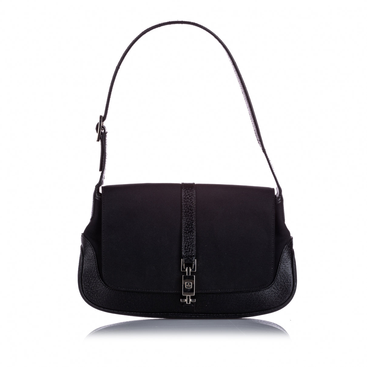 Gucci black cloth handbag