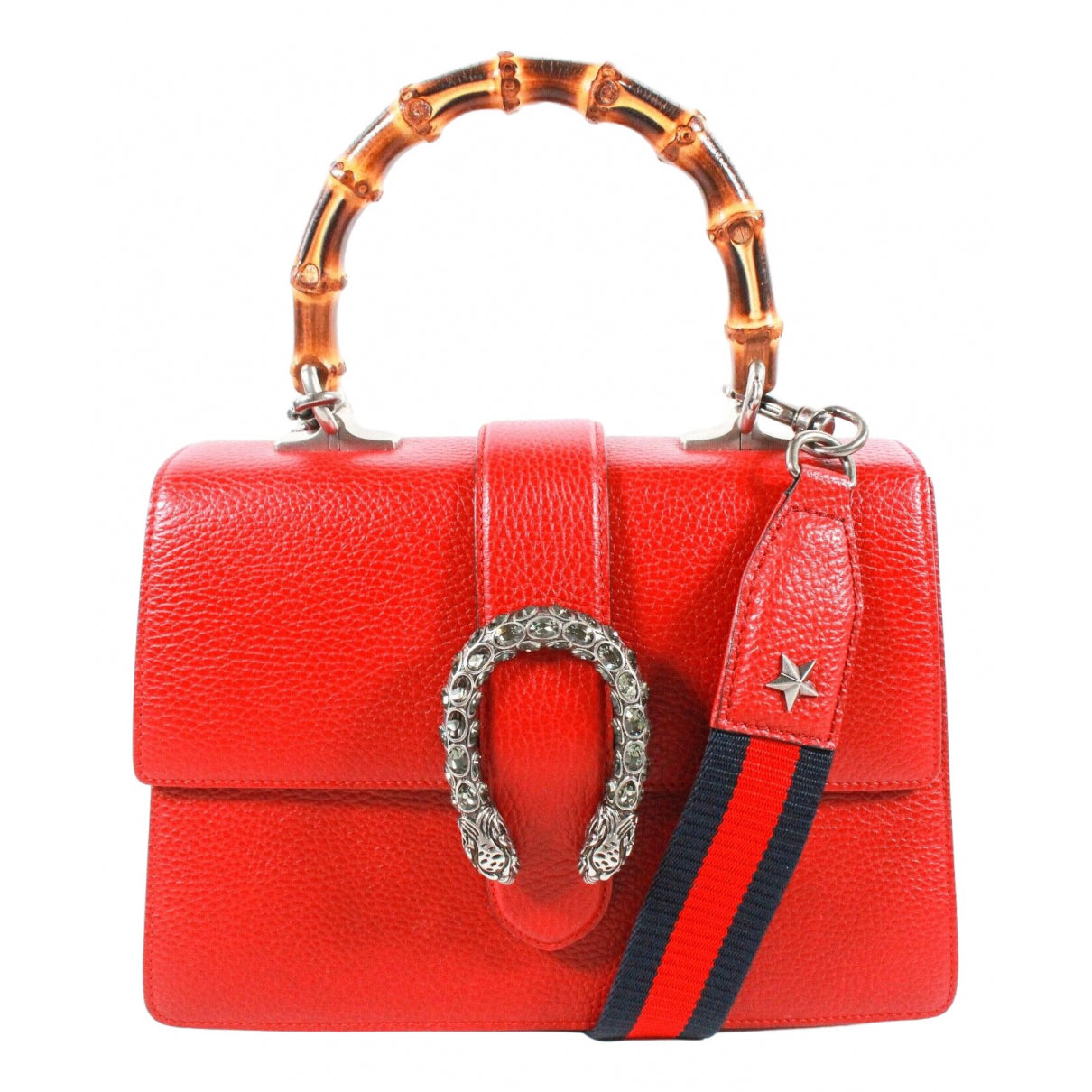Gucci dionysus red leather handbag