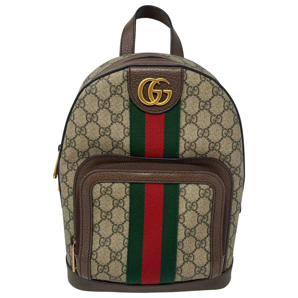Gucci grey cloth backpacks