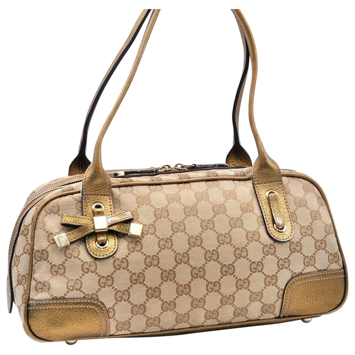 Gucci beige cloth handbag