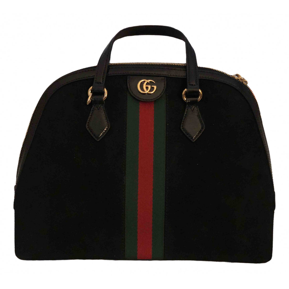 Gucci ophidia black suede handbag