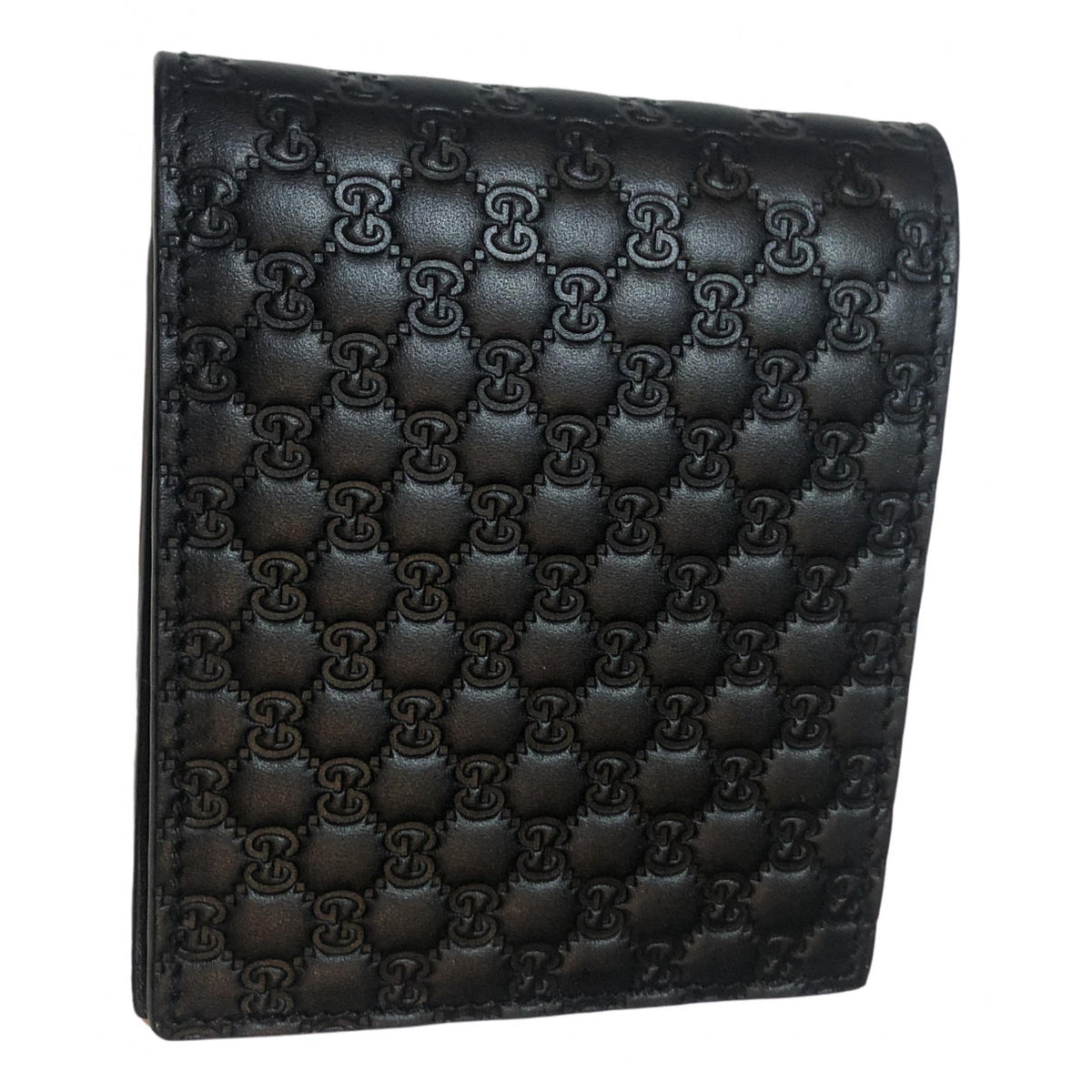 Gucci black leather case