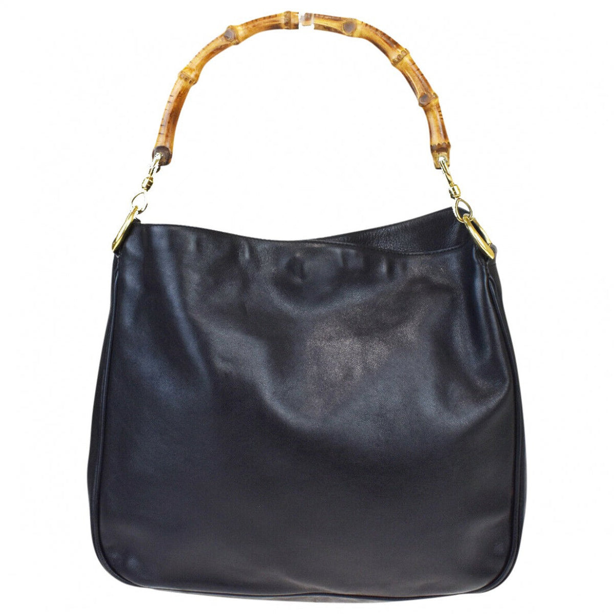 Gucci black leather handbag