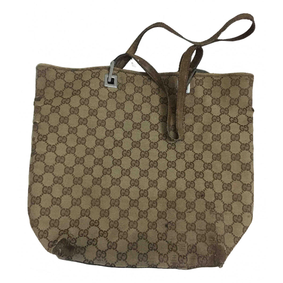 Gucci beige cloth handbag