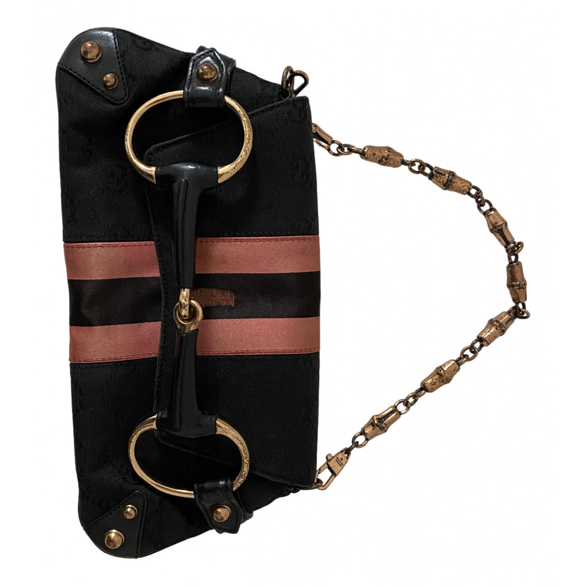 Gucci black cloth handbag