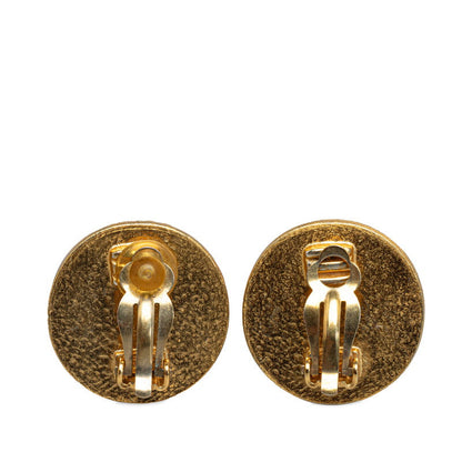 Chanel COCOMARK EARLING GOLD RED MECKING LADY Chanel Chanel Chanel COCOMARK EARLING GOLD RED MECKING LADY Chanel
