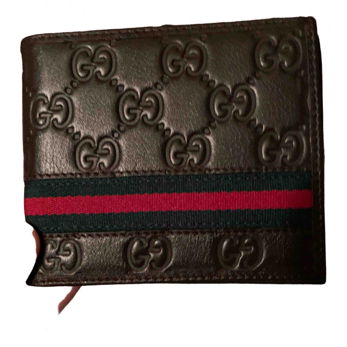 Gucci brown leather case