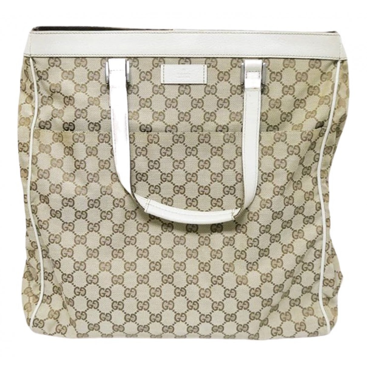 Gucci beige cloth handbag