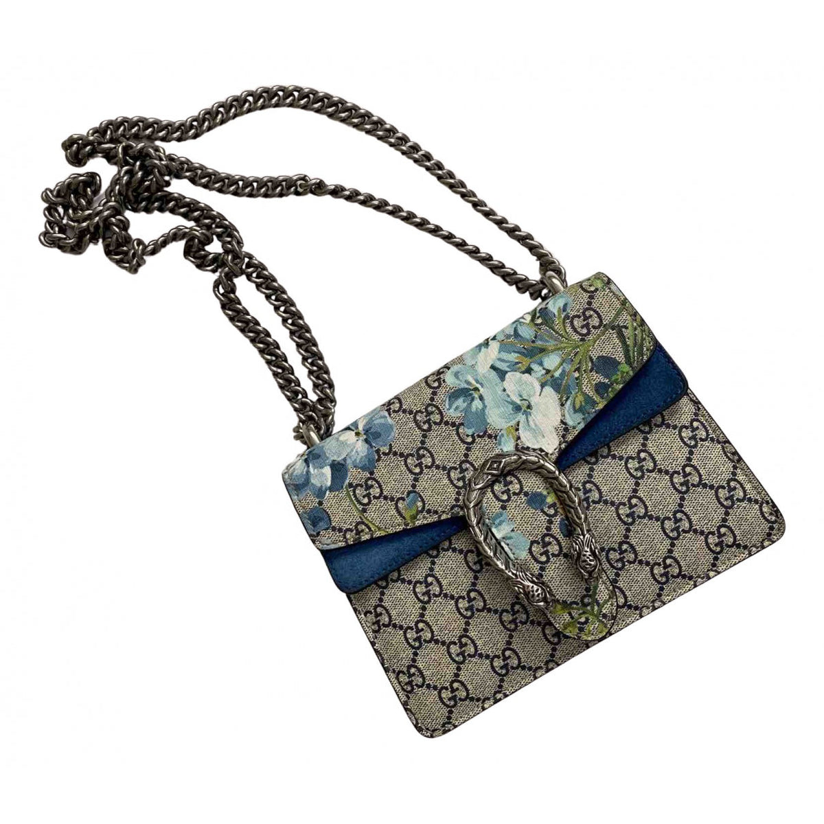 Gucci dionysus blue cloth handbag