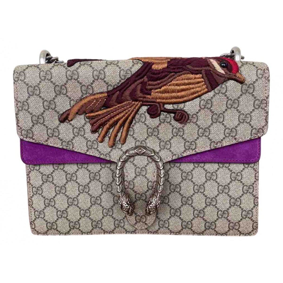 Gucci dionysus grey cloth handbag