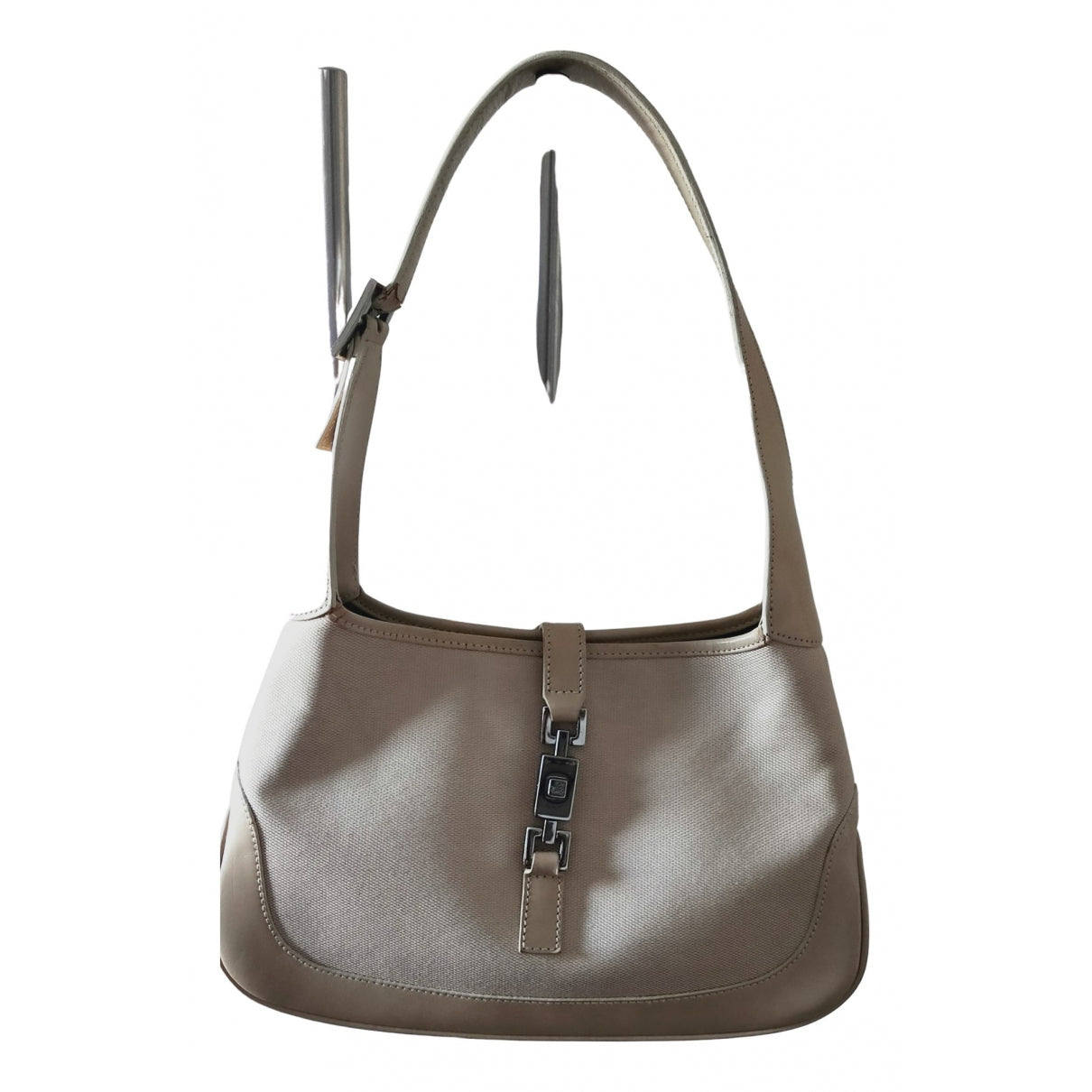 Gucci jackie vintage  beige cotton handbag