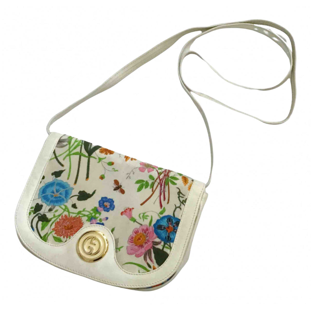 Gucci white cloth handbag