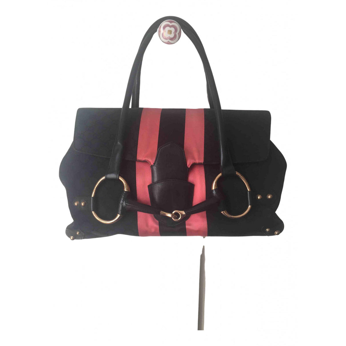 Gucci black cloth handbag