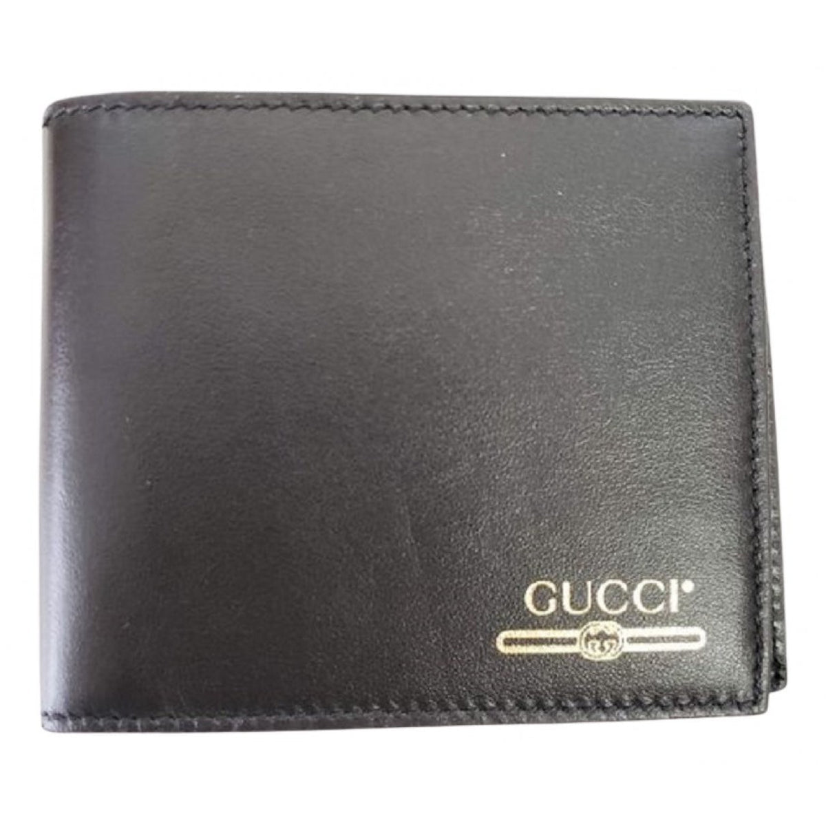 Gucci black leather case