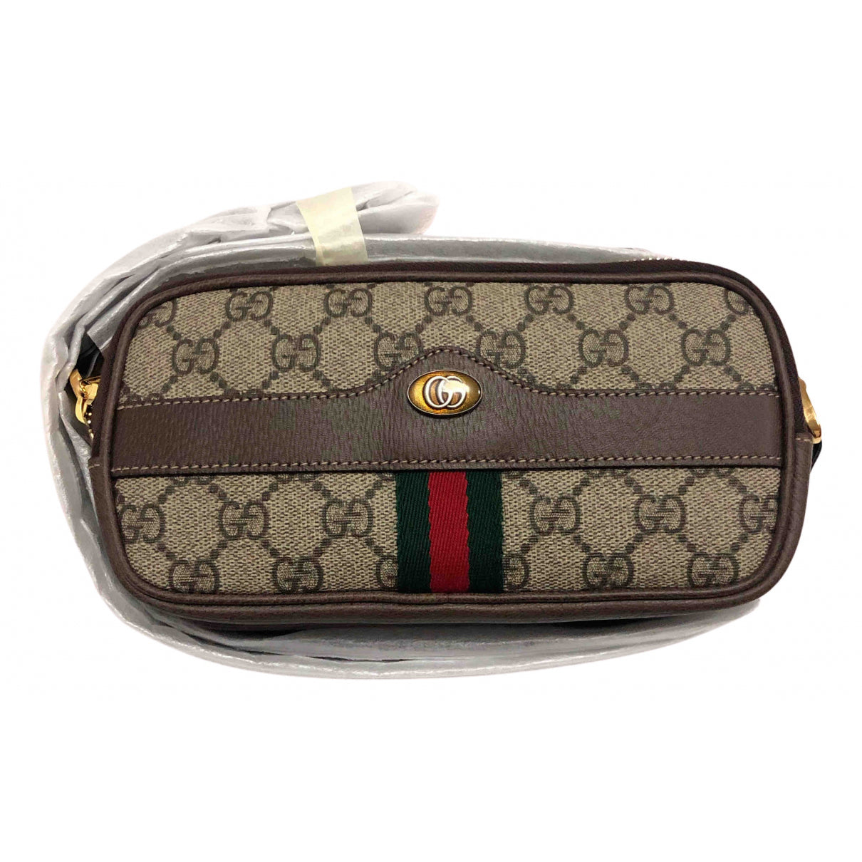 Gucci ophidia beige cloth handbag