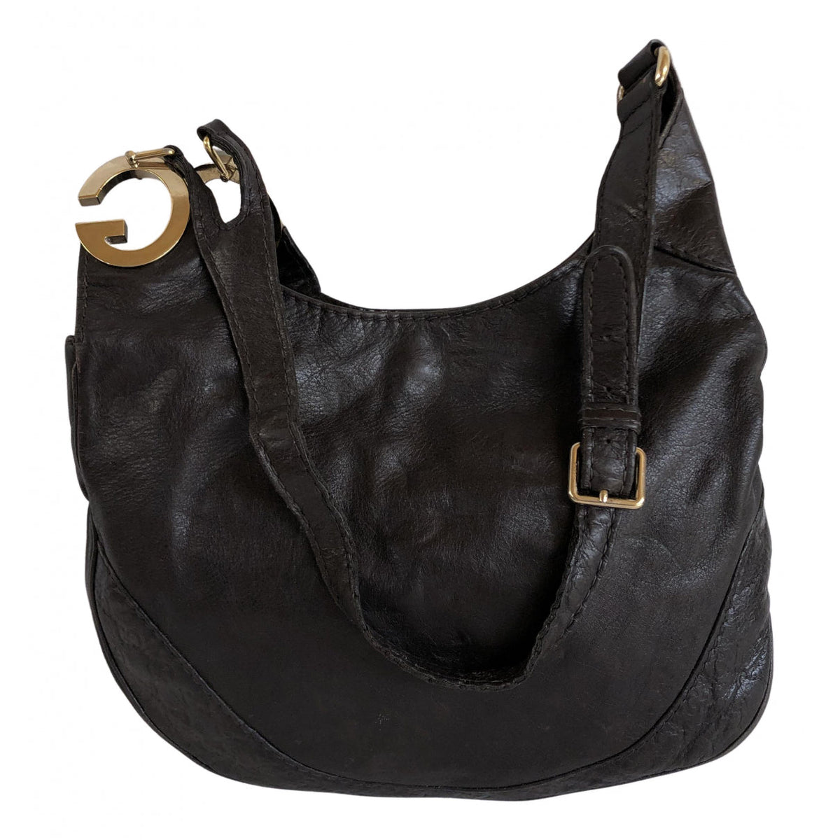 Gucci brown leather handbag