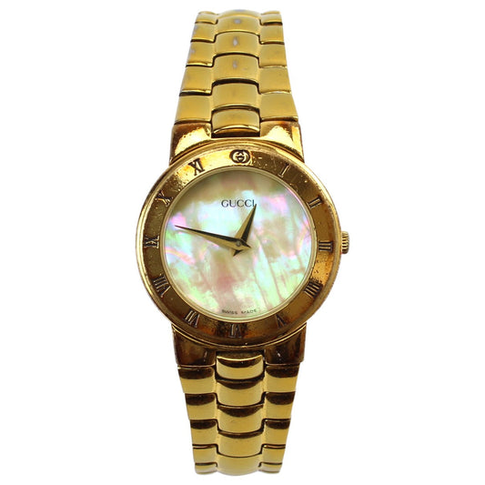 Gucci gold gold plated watch
