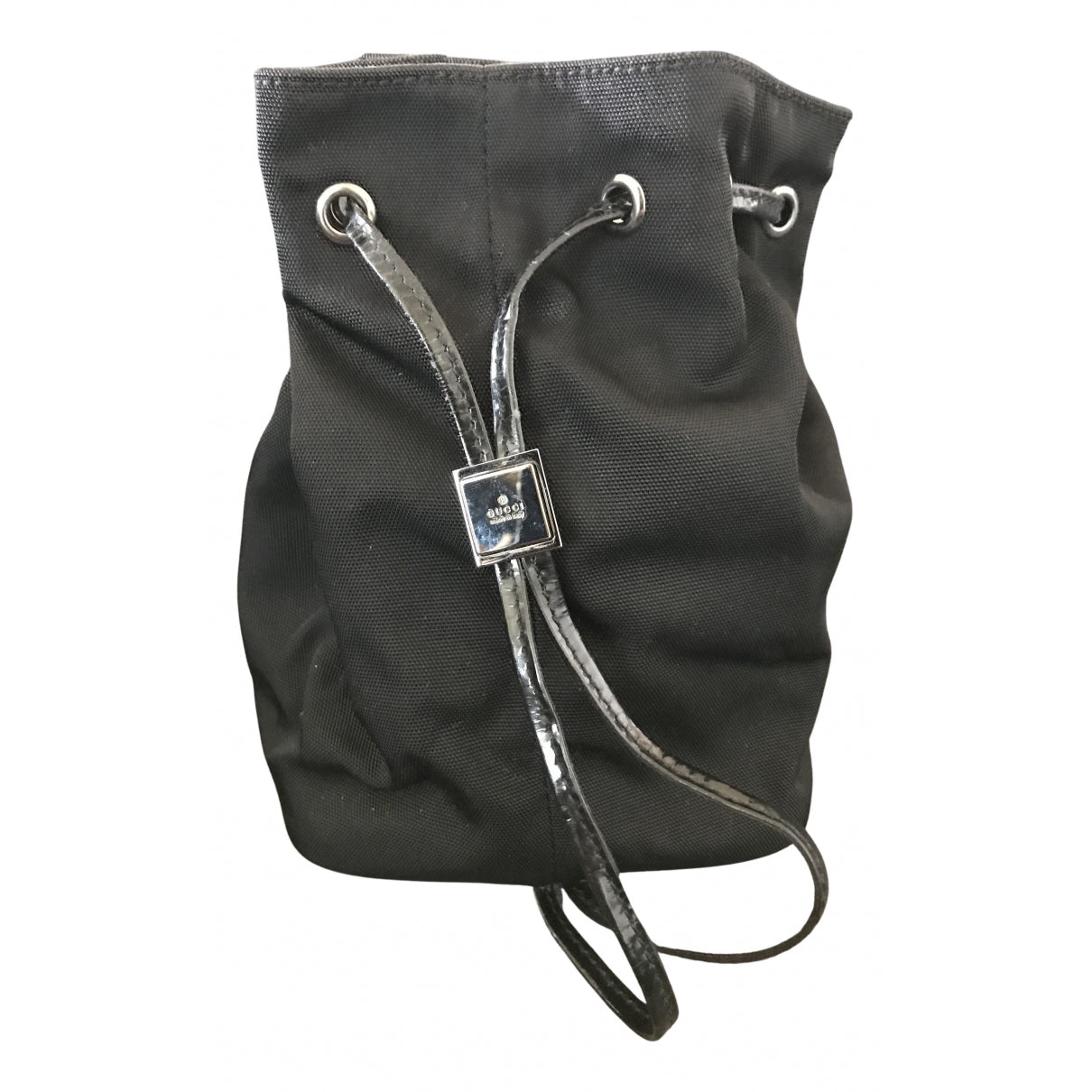 Gucci black synthetic handbag
