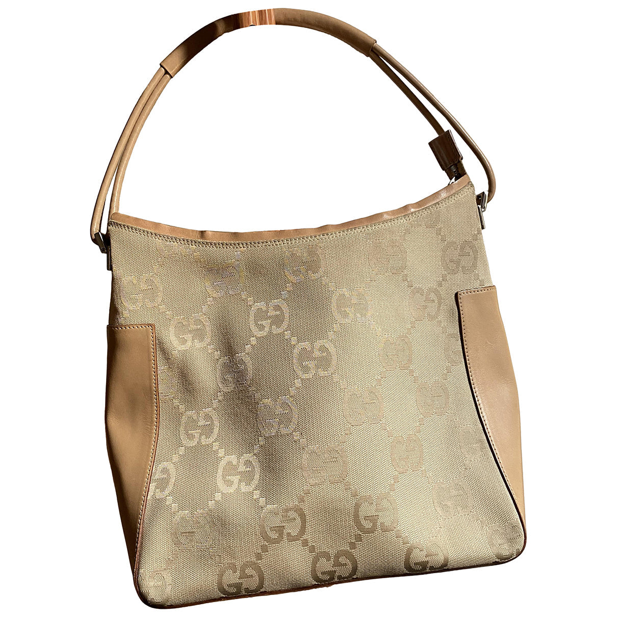 Gucci beige synthetic handbag