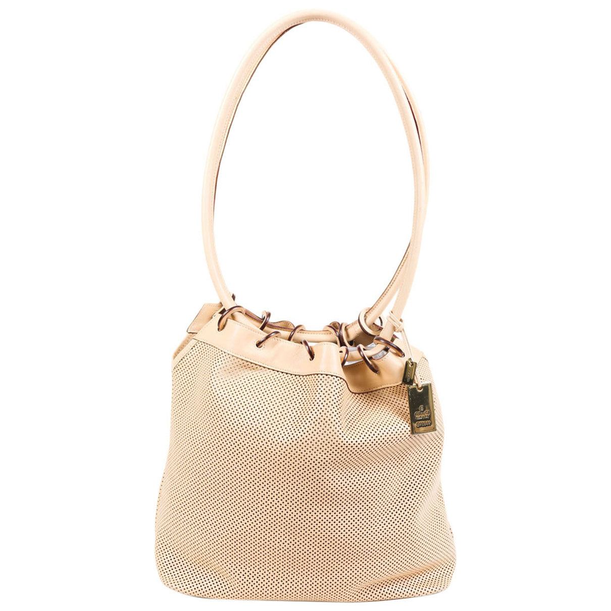 Gucci beige leather handbag