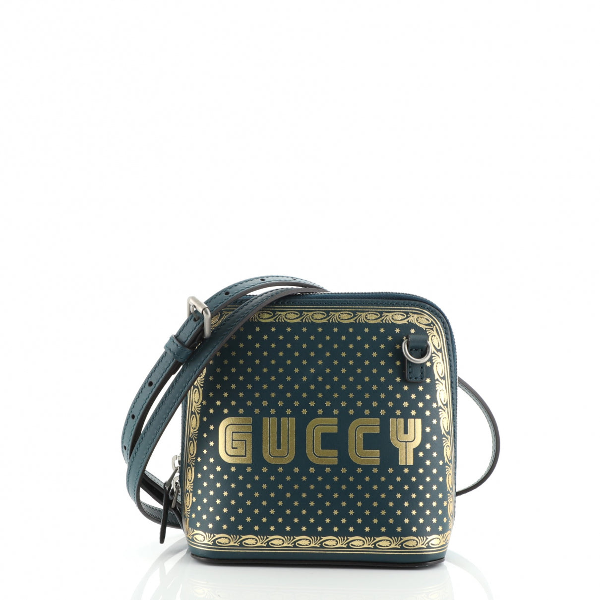 Gucci green leather handbag