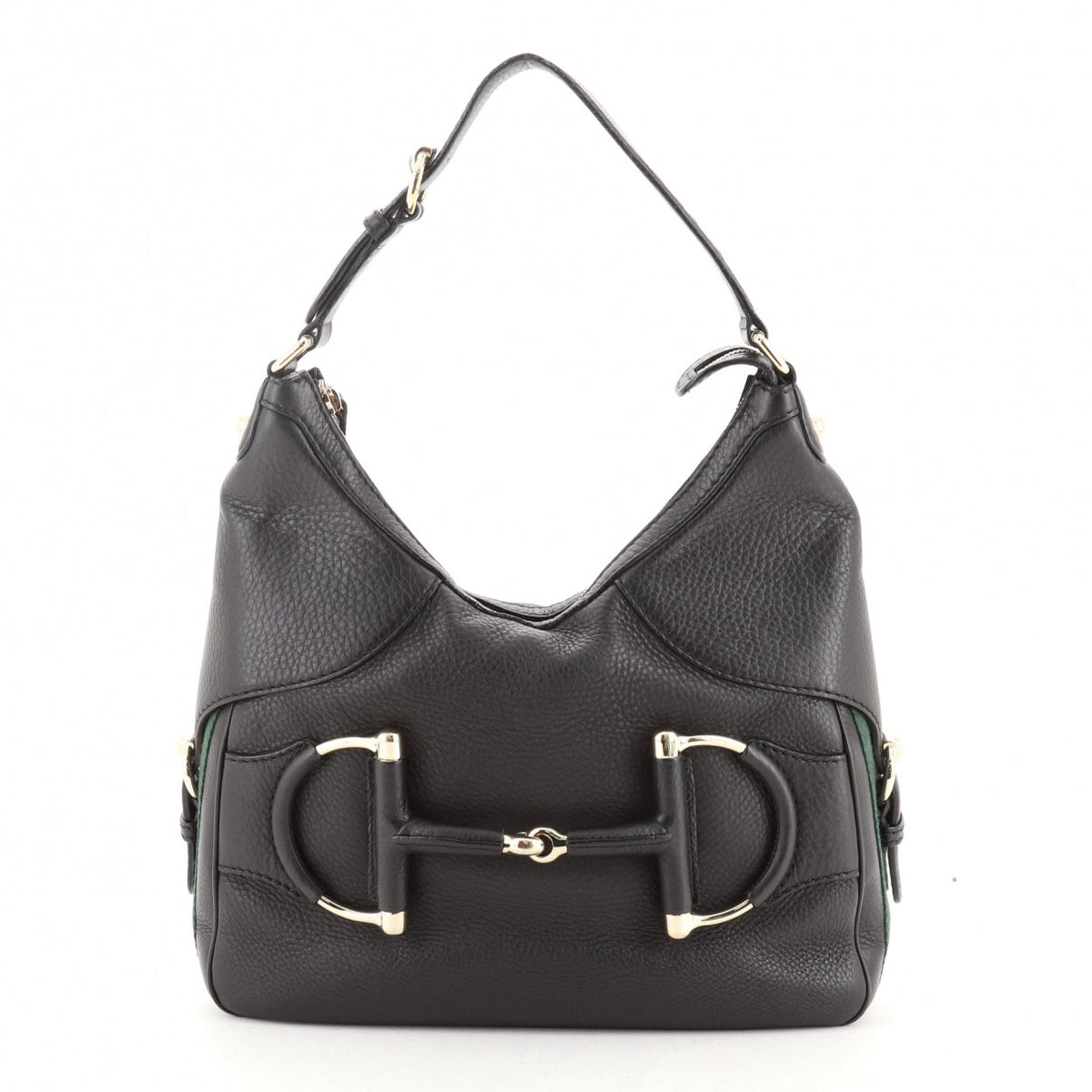 Gucci black leather handbag
