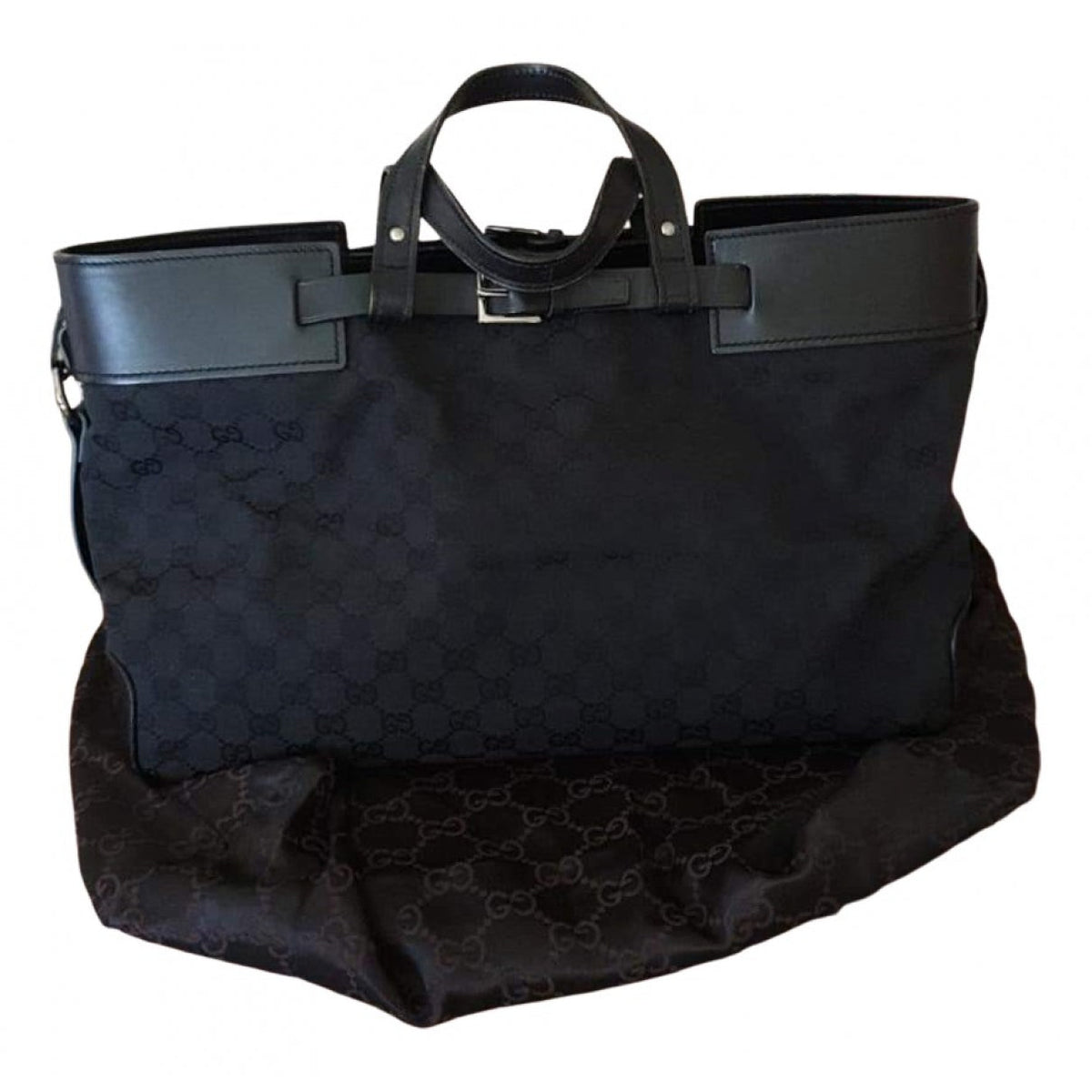 Gucci black cloth handbag