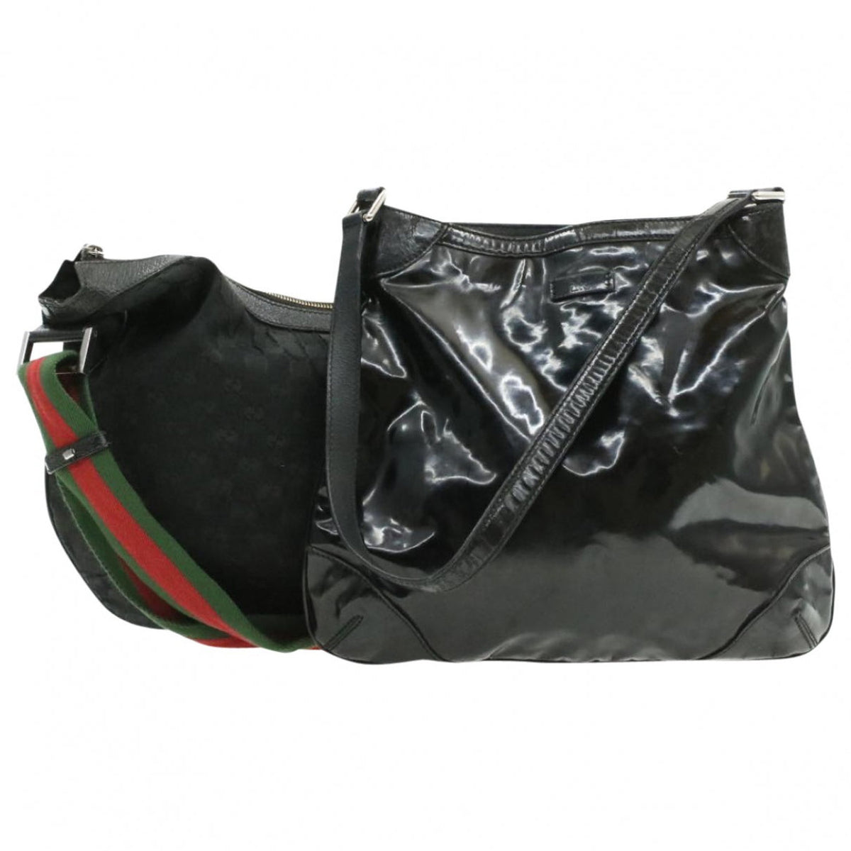 Gucci black cloth handbag