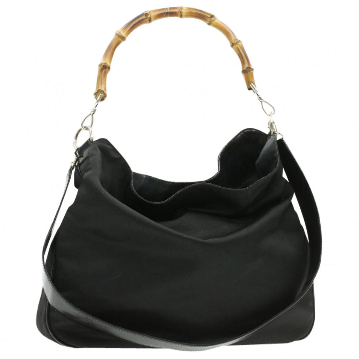 Gucci black cloth handbag