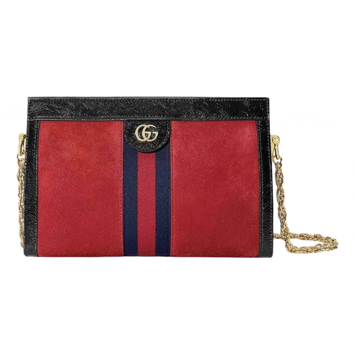 Gucci ophidia red suede handbag