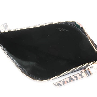 LOUIS VUITTON Animal Print Wild At Heart Felicie Pochette Insert