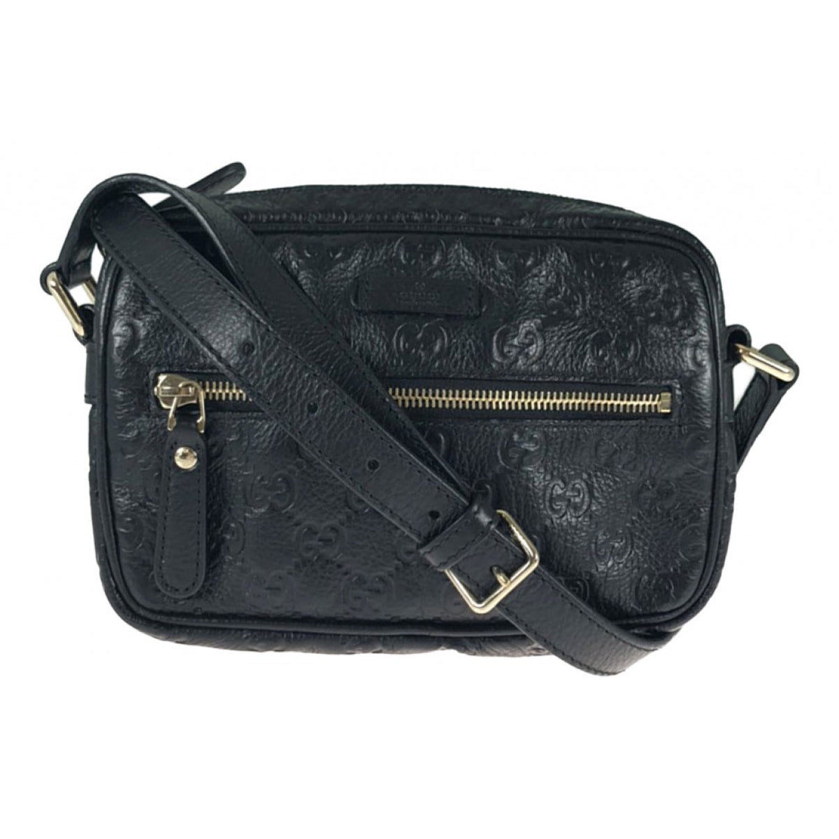 Gucci black leather handbag