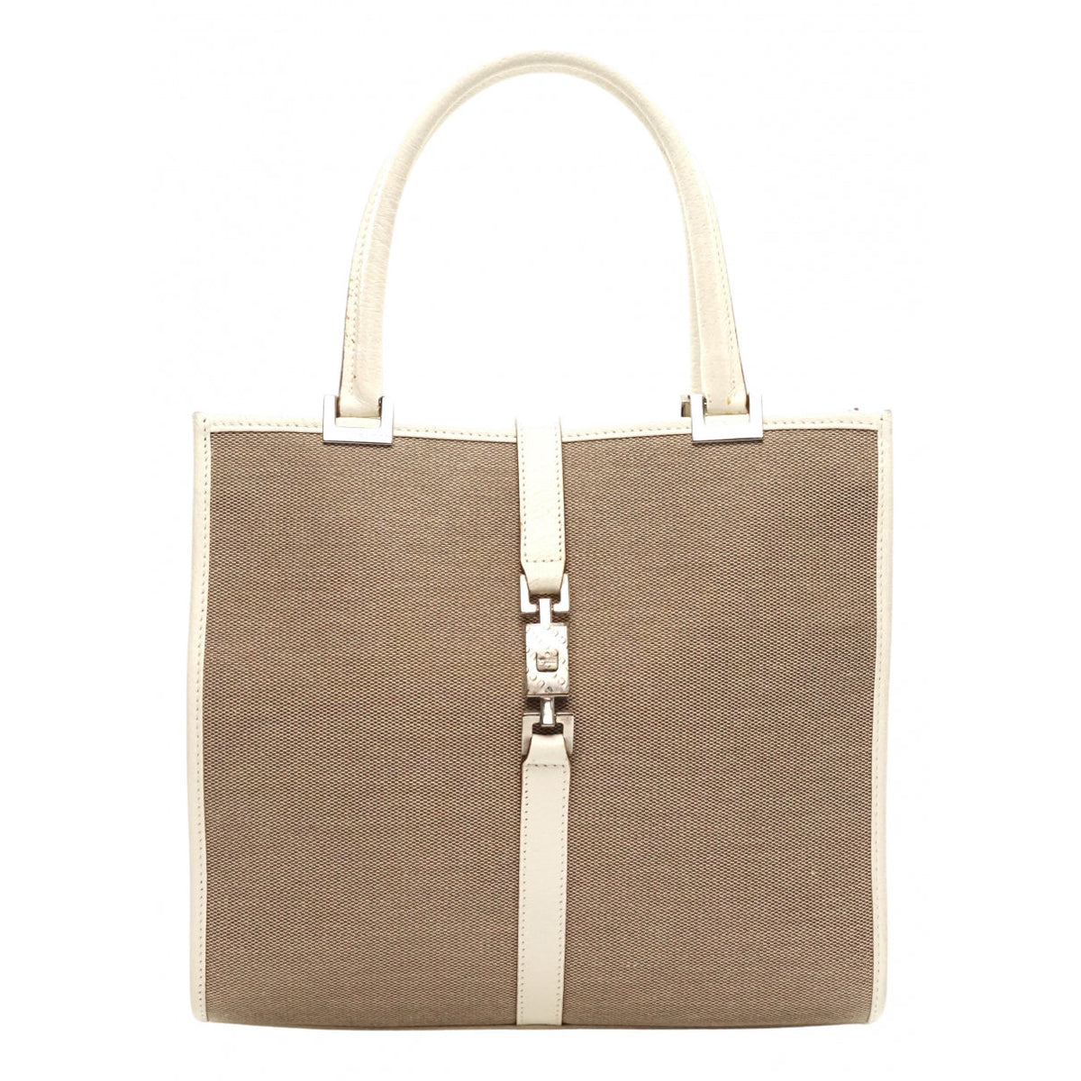 Gucci jackie vintage  brown cloth handbag