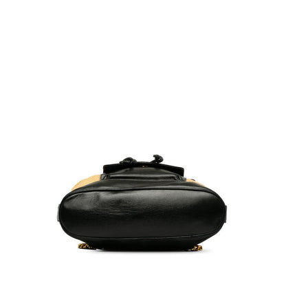Chanel Cocomark Rucksack Rufia Leather  Chanel Rucksack